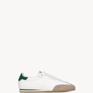 Saint Laurent ASTON SNEAKERS IN LEATHER AND NYLON